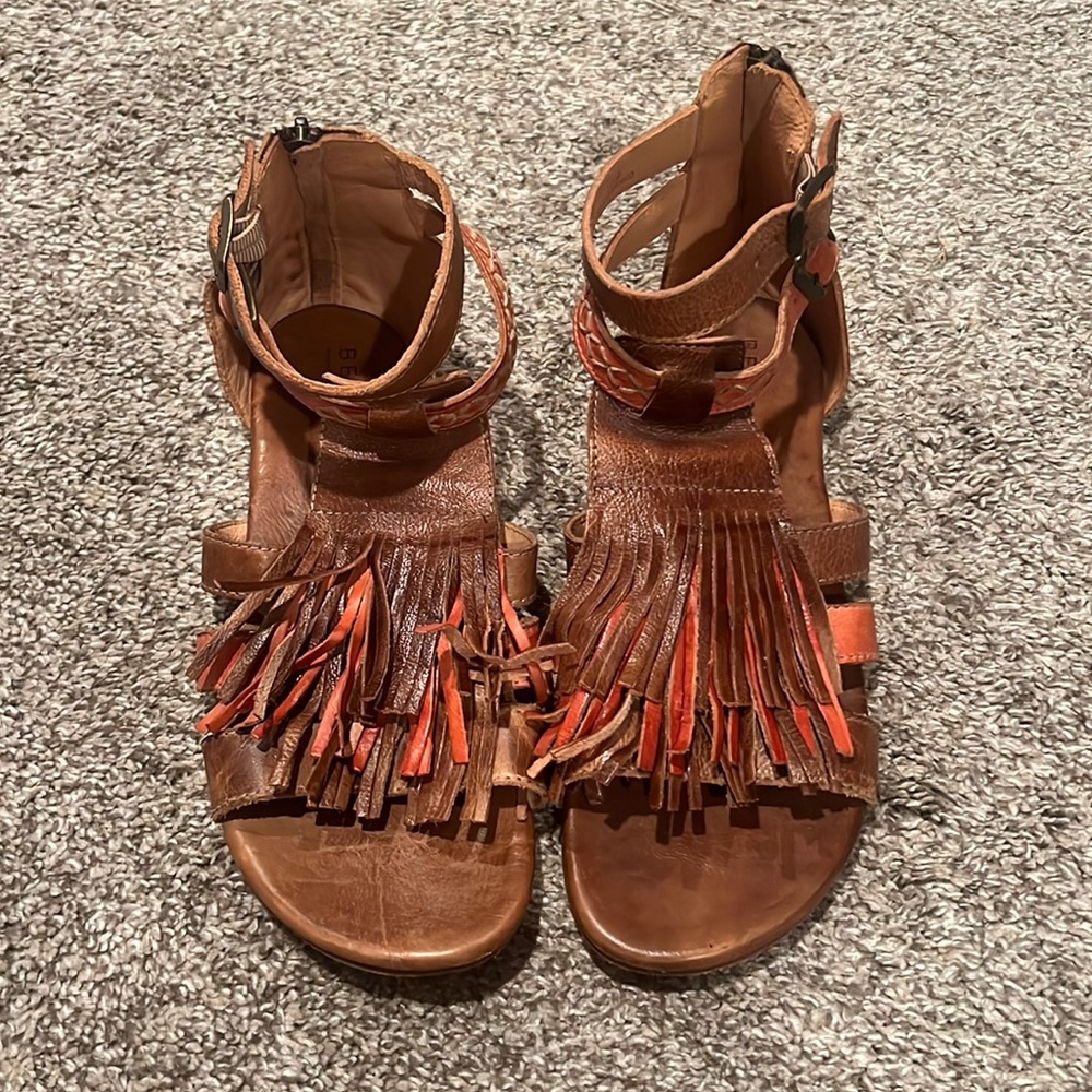 BedStu Alena Fringe Sandals